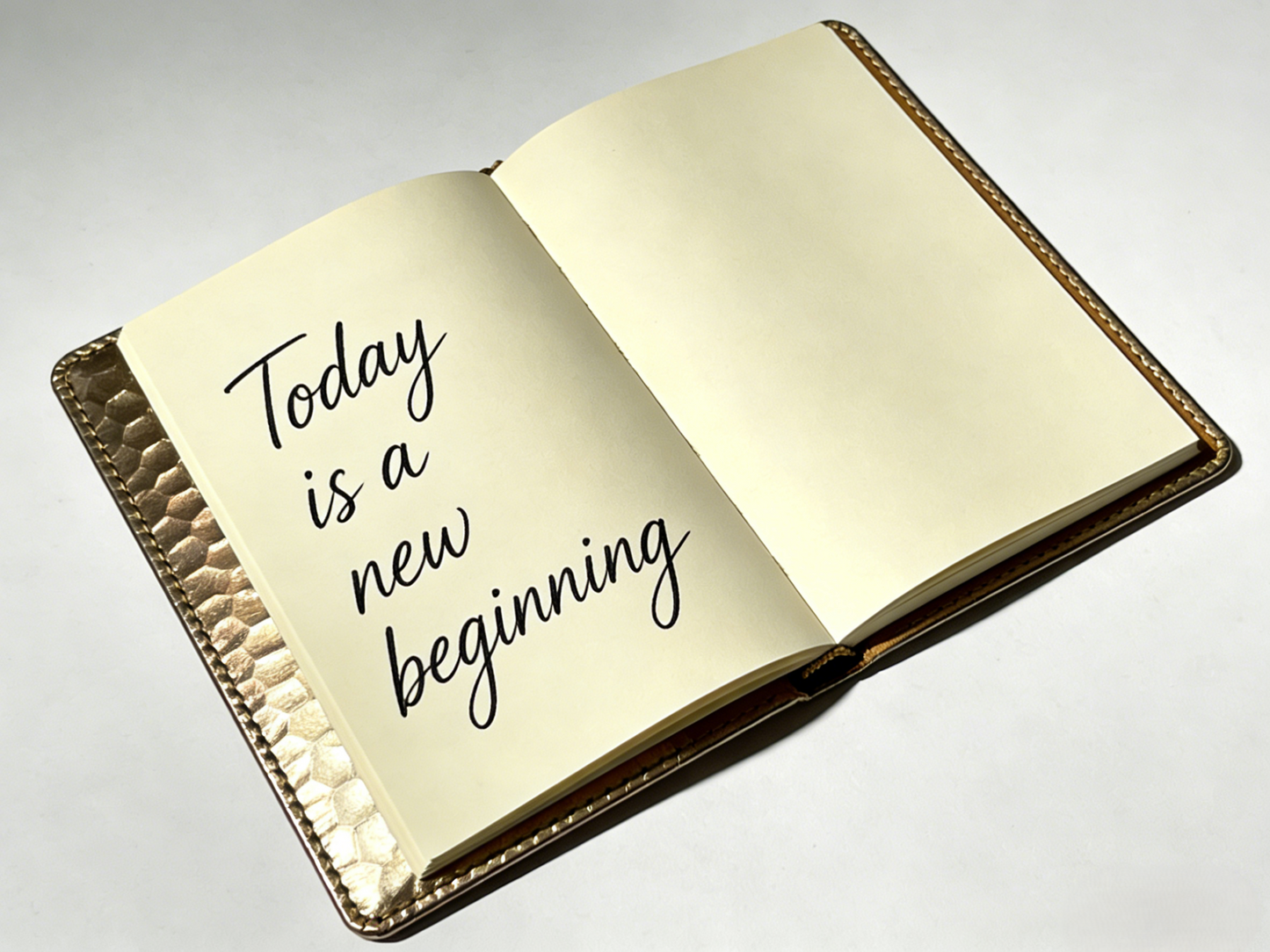 Textured Leather Journal Notebook