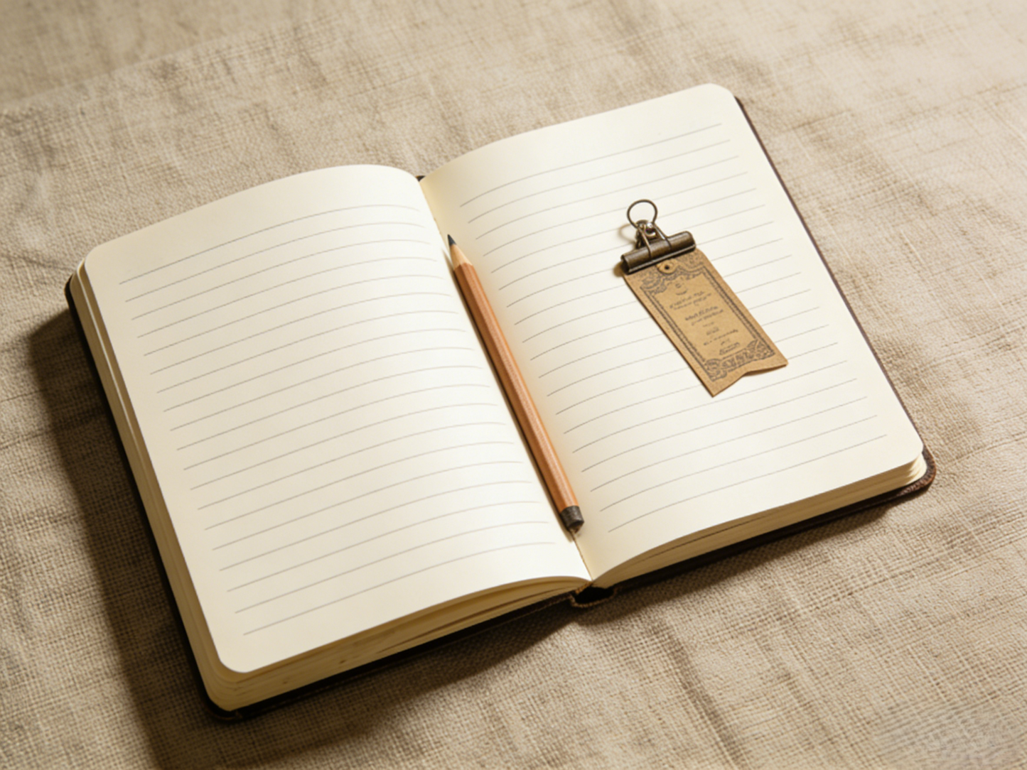 Vintage Leather Journal Notebook