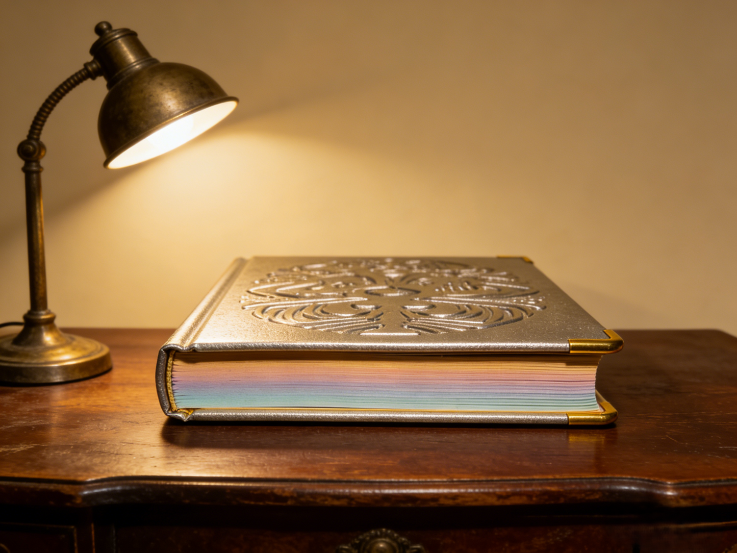 Embossed Metal Cover Journal